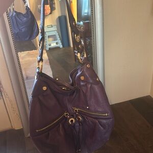 Medium sized bag. Dark Purple, b. Makowsky